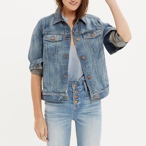 MADEWELL The Jean Jacket in Ellery Wash sz S